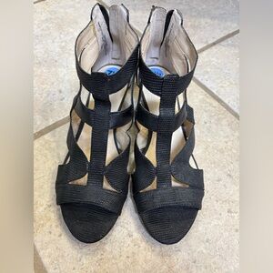 Size 7.5 Nine West Wedge Sandals